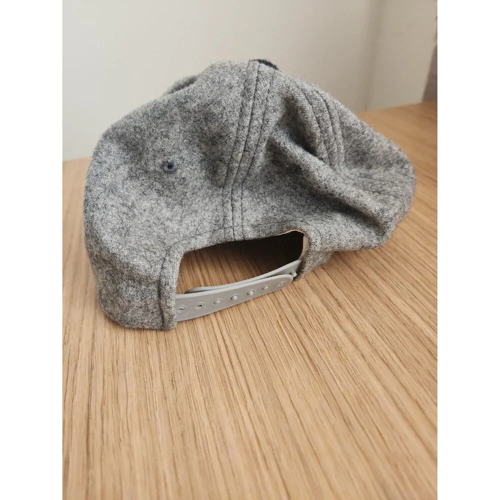 Mercedes Benz Gray & Black Wool-Blend Adjustable Hat Cap